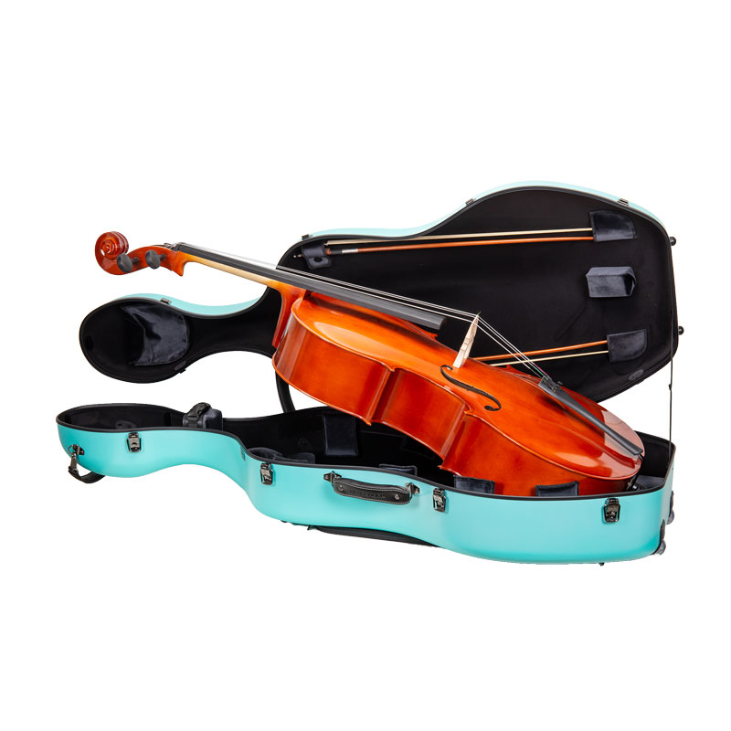 Crossrock CRF4050CEF polycarbonate 4/4 cello case product photo